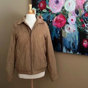 Columbia Faux Suede Jacket Men's Size Small